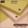 Pack of 2 Karandi ( Peach + Golden Skin)