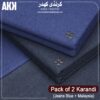 Pack of 2 Karandi ( Jeans Blue + Malaysia)