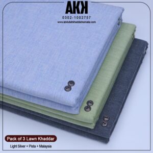 PACK OF 3 SUIT (Ligth Silver+Pista+Malaysia)